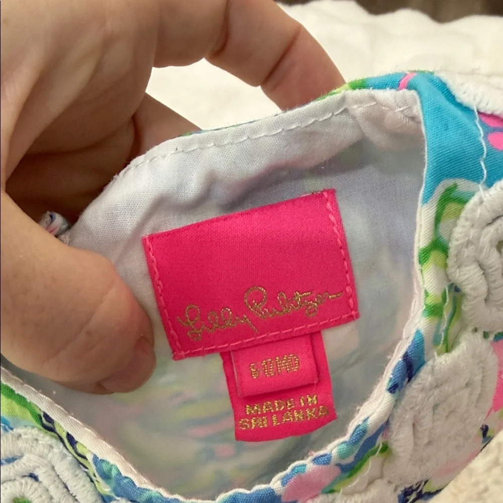 Lilly Pulitzer Blue and Pink Kids Matching Set - Picture 2 of 2